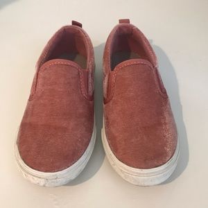 Old navy suede slip ons